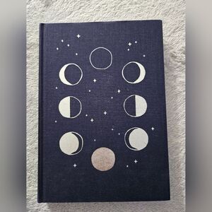 Moon Phases Cloth Journal Diary Notebook Lined Pages NEW
